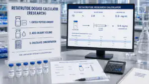 GLP 3 Retatrutide Dosage Calculator (Research)