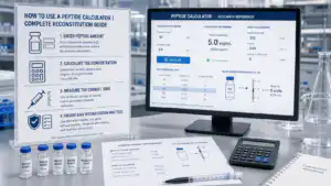 How to Use a Peptide Calculator | Complete Reconstitution Guide
