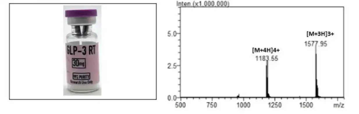 GLP-3 RT 30mg Mass Spectrometry