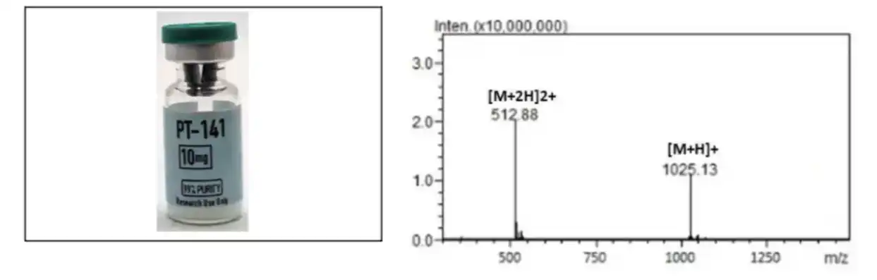 PT-141 10mg Mass Spectrometry