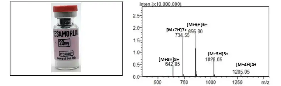 Tesamorelin 20mg Mass Spectrometry