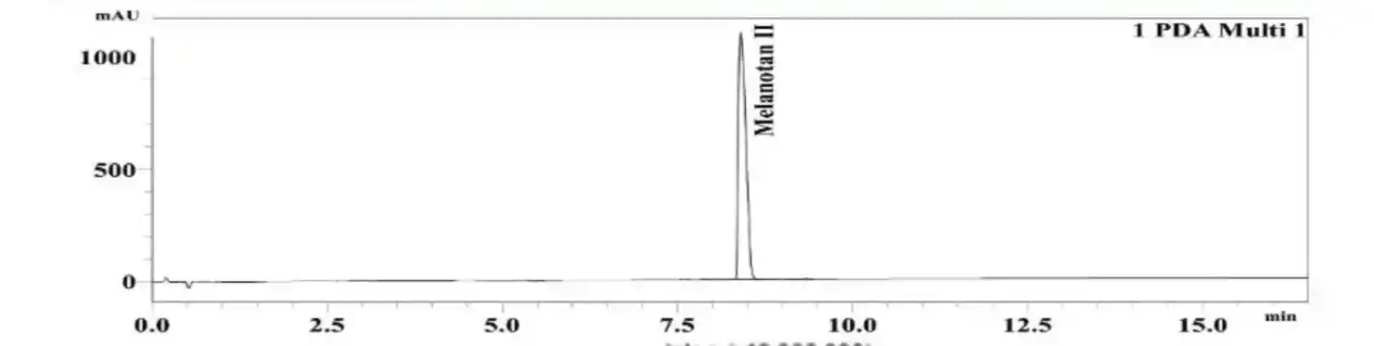 MT-2 10mg HPLC Chromatogram