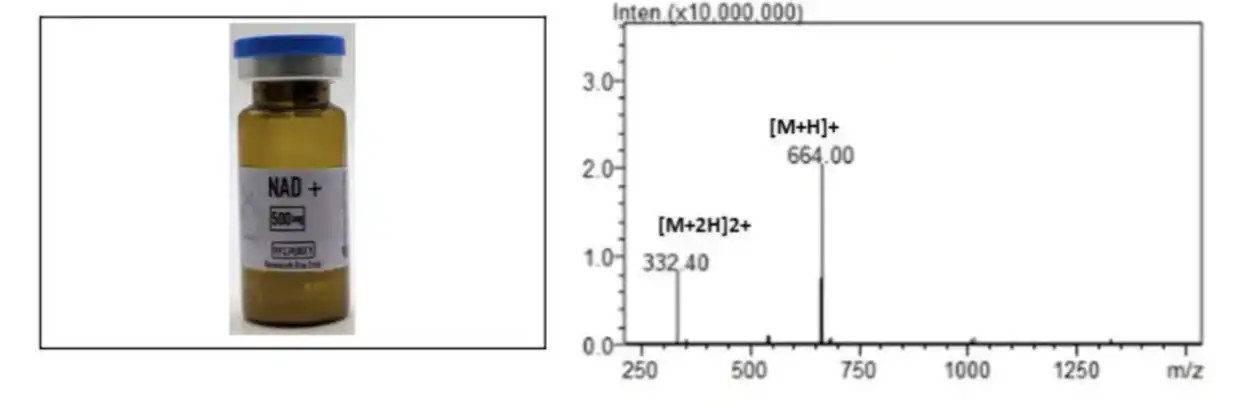 NAD+ 500mg Mass Spectrometry